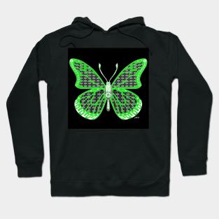 mandala butterfly mariposa ecopop in totonac patterns Hoodie